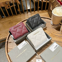 Ví nhỏ ví mini   full box Ck trần ô da mềm full box hàng đẹp