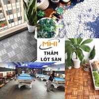 Vỉ Nhựa Lót Sàn Ban Công Kiểu Viên Sỏi. Tấm nhựa lót sàn Nhà TắmHồ BơiSân ThượngSân Vườn. Hàng VNXK  - đen
