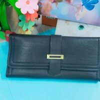 Ví Nữ Cầm Tay Họa Tiết Nắp Cài Chữ H Vi02 -jinbbq