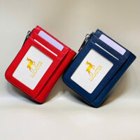 ví nữ cầm tay khắc tên theo yêu cầu da thật lucaster ví khóa chữ L đựng vừa các loại giấy tờ cũ fullbox bh 12 tháng .