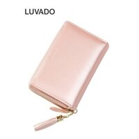 Ví nữ cầm tay mini TAOMICMIC ngắn nhỏ gọn bỏ túi nhiều ngăn thời trang cao cấp LUVADO VD381