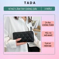 Ví nữ cầm tay nhiều ngăn kiểu dáng Hàn Quốc mẫu mới da đẹp