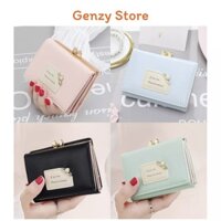Ví nữ cầm tay thời trang GENZY, ví nữ mini nhỏ gọn phong cách Hàn Quốc V001