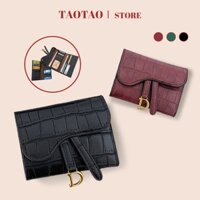 ví nữ cao cấp da rắn ví gập clutch nữ thời trang