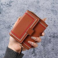 Ví Nữ Cao Cấp Phong Cách Ngắn Cao Cấp Khe Cắm Thẻ Ví Đựng Thẻ Tích Hợp Dung Tích Lớn