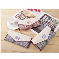 Ví Nữ Dài Cầm Tay Cao Cấp 💖FREESHIP💖Ví Dài Nữ Chữ Love's Hoa Văn Phong Cách Hàn Quốc Cực Đẹp VD01
