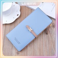 Ví nữ đẹp dài cầm tay dáng basic thời trang hàng hiệu ví bóp nữ da mịn đựng vừa điện thoại phù hợp đi làm đi chơi VD002