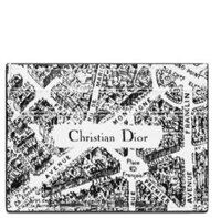Ví Nữ Dior Five-Slot Card Holder Plan de Paris Printed Calfskin 'White Black'
