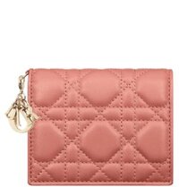 Ví Nữ Dior Mini Lady Dior Wallet 'Pink'