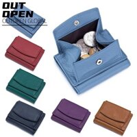 Ví Nữ Đựng Thẻ Túi Đựng Tiền Mini Da Thật Ví Da Bò