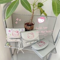 Ví Nữ kt Ví Bạc Ngắn Dễ Thương Ví Đựng Tiền Xu Đơn Giản Tươi Hoạt Hình Ví Sinh Viên Đựng Thẻ