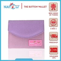 Ví nữ mini bỏ túi [1 ĐỔI 1, FREESHIP]xinh xăn, đáng yêu, thương hiệu cao cấp NATOLI-The Button Wallet