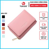 Ví Nữ Mini Cầm Tay Gấp 3 Nhỏ Gọn Nhiều Ngăn Tiện Dụng Da Cực Đẹp PFY11 - BJ6905-014 HỒNG