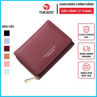Ví Nữ Mini Cầm Tay Gấp 3 Nhỏ Gọn Nhiều Ngăn Tiện Dụng Da Cực Đẹp PFY11 - BJ6905-014 ĐỎ ĐÔ
