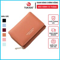 Ví Nữ Mini Cầm Tay Gấp 3 Nhỏ Gọn Nhiều Ngăn Tiện Dụng Da Cực Đẹp PFY11 - BJ6905-014 NÂU