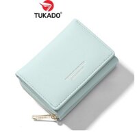 Ví Nữ Mini Cầm Tay 𝐏𝐄𝐑𝐅𝐄𝐂𝐓 𝐅𝐎𝐑 𝐘𝐎𝐔 Gấp 3 Nhỏ Gọn Nhiều Ngăn Tiện Dụng Chất Da Cực Đẹp PFY11 - Tukado