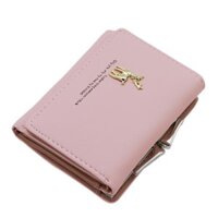 Ví nữ mini ví bóp tiền nữ nhiều ngăn nhỏ gọn hình nai dễ thương HABALADY  V2006