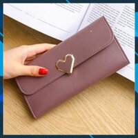 Ví nữ thời trang da cao cấp 40579 - màu hồng