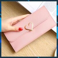 Ví nữ thời trang da cao cấp 40579 - màu hồng