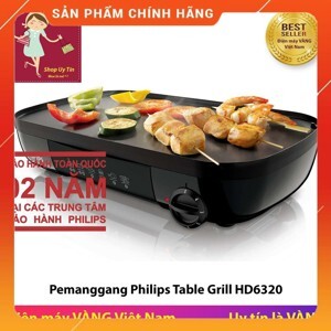 Vỉ nướng điện Philips HD6320 (HD 6320) - 1500W