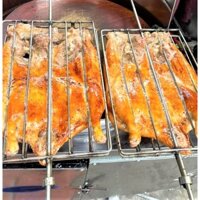 Vỉ nướng gà phanh, vỉ nướng vịt phanh, vỉ nướng gà vịt inox không gỉ (không có bánh răng)