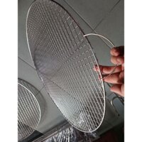 vỉ nướng inox tròn caro hàng dày nướng lu đường kính 57cm