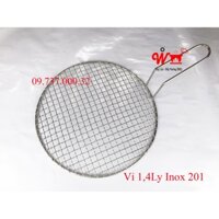 Vỉ nướng than hoa, chất liệu inox 201, 304, đồng, vỉ nướng dày  1,4ly; 1,8ly; 2,5ly dùng cho bếp nướng than hoa bbq