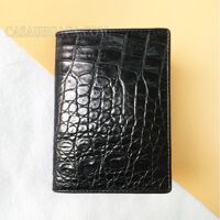 Ví passport da cá sấu hoa cà 1520