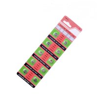 Vỉ pin đồng hồ phổ thông AG4 - 626 - 377A  1 vỉ 10 viên pin,phù hợp cho nhiều loại đồng hồ phổ thông hoặc đồ chơi.