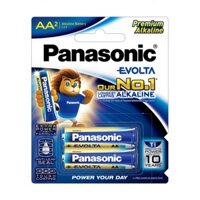 Vỉ Pin Evolta cao cấp Panasonic AA LR6EG2B-V 2 viên  Hàng Chính Hãng