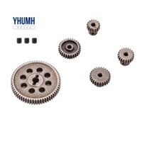 Vi sai Kim Loại Chính Spur Gear 64T 17T 21T 26T Động Cơ Bánh Răng RC Xe Một Phần Cho 1 / 10 RC Xe Tải 94111