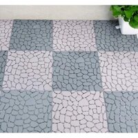 Vỉ Sàn Gỗ Nhựa Lót Sàn Kiểu Viên Sỏi Lót Sàn Ban Công/Hồ Bơi/Sàn Nhà(55 miếng)