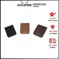 Ví sen 3/ Bóp mini da bò thật nhỏ gọn cất tiền thẻ tiện lợi - Cam kết 100% da bò thật nhập khẩu - VS03