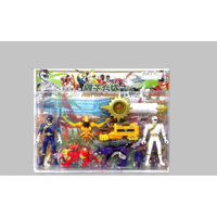 VỈ SIÊU NHÂN 2T GAO+3CTHÚ (ĐẠI BÀNG, SƯ TỬ, SÓI) + TAY CẦM 055