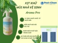 VI SINH KHỬ MÙI HÔI TOILET AROMA PRO – VI SINH NHẬP KHẨU 100% TỪ NHẬT BẢN