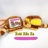 VÍ TIỀN GẤU BÔNG ĐỰNG THẺ MÈO NATSUME DÂY KÉO DÀI YOYO