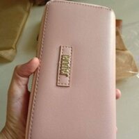 Ví tiền màu hồng nude