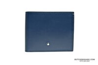 Ví tiền Montblanc Meisterstuck Wallet 4cc with Coin Case Ink Blue 131934