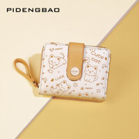 ví tiền nữ ví mini nữ ví miu miu 2023 New Style Japanese Style Cute Kitten Ladies Wallet Short Student Card Holder Zipper Coin Wallet Girls Money Wallet