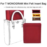 Ví tổ chức chèn cho t monogram mini tote bag túi nỉ túi lót tổ chức