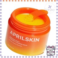 [Vị trí thứ 3] April Skin Carotene Cleaning balm 90ml Mỹ phẩm Hàn Quốc Làm sạch Hàn Quốc Sữa rửa mặt Sữa rửa mặt Cà rốt Chống thấm nước Mụn đầu đen Loại bỏ lỗ chân lông các sản phẩm chất thải