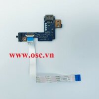 Vỉ usb trái laptop Dell Latitude E5540 USB Socket Wi-Fi Button Board With Cable - LS-A102P