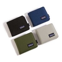 Ví Vải canvas Đựng Thẻ Dáng Ngắn In Logo patagonia Thời Trang Cho Nam