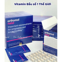 VIA BABY MART Chính Hãng - ORTHOMOL NATAL Vitamin Bầu Đức Hỗ Trợ Vitamin, Khoáng Chất Cho Mẹ Bầu