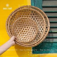 Vĩa Lùng Đan Trà - Vĩa Lùng Đựng Hoa Quả, Rau Củ - Vĩa Lùng Decor Không Gian Phòng Bếp-Nội Thất Decor Mây Tre Đan - Vĩa Lùng 9 lỗ