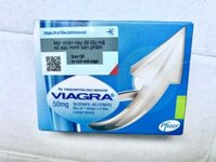 Viagra 50mg 4 viên (Sildenafil 50mg) Pfizer-Mỹ trị rối loạn cương dương, yếu sinh lý