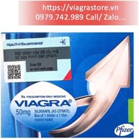 Viagra 50mg Viatris Điều Trị Rối Loạn Cương Dương (Hộp 1 vỉ x 1 viên)