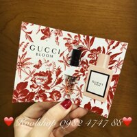 Vial 1.5ml Nước hoa nữ Gucci Bloom Edp đỏ