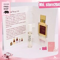 Vial nước hoa MFKP Baccarat Rouge 540 2ml