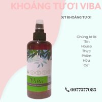 [VIBA] Xịt khoáng tươi nguyên chất 100ml Khoáng Tươi ViBa dưỡng ẩm, bù khoáng, khóa lớp trang điểm, kiềm dầu